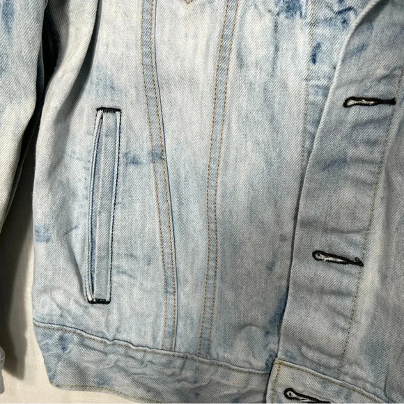 Levi’s Rare Sample Acid Wash Denim Trucker Jacket - Picture 5 of 9